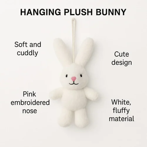 Cute Rabbit Hanging Soft Toy